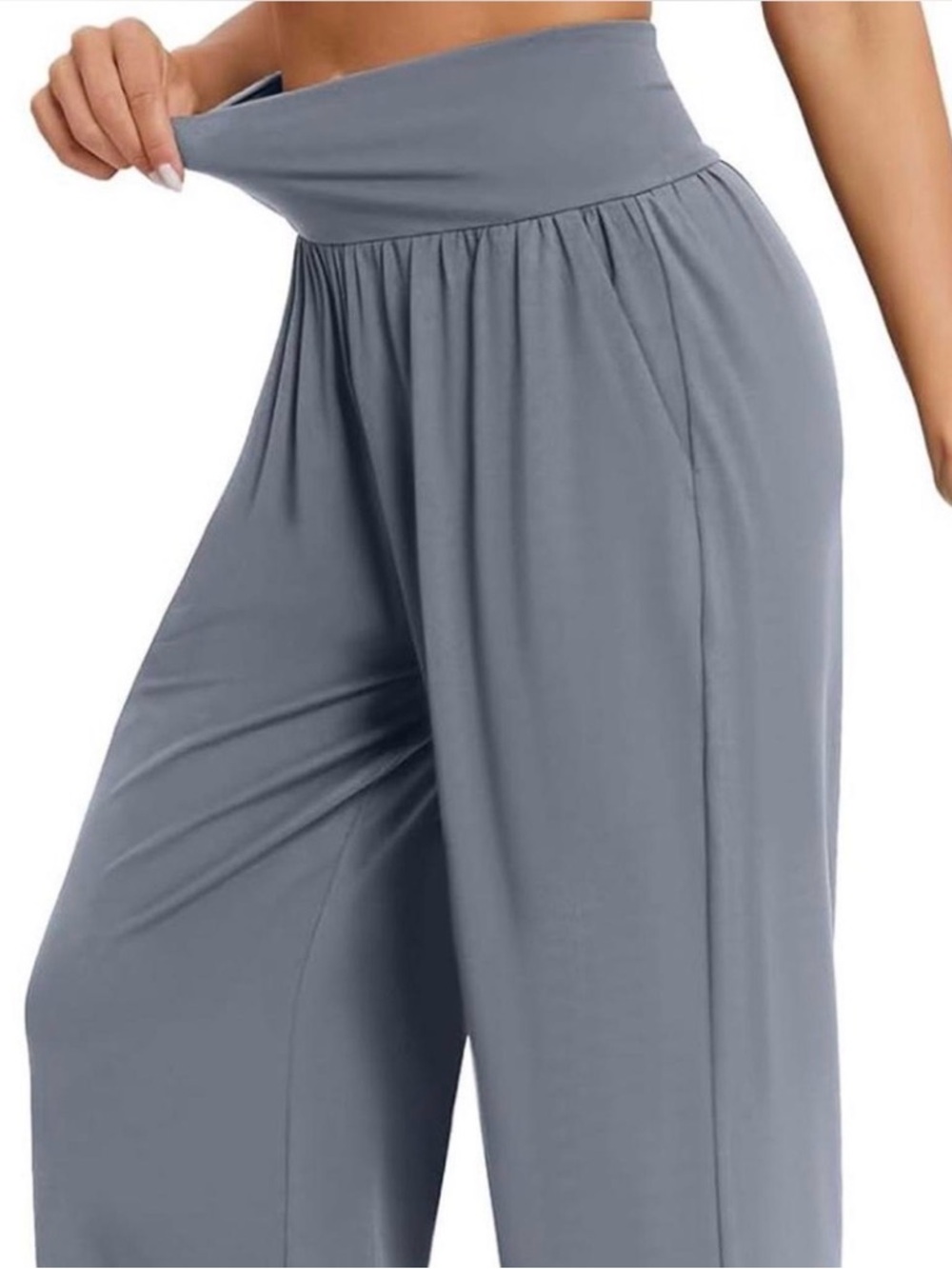 High-Waist Wide Leg Women's Pants in several colors size large